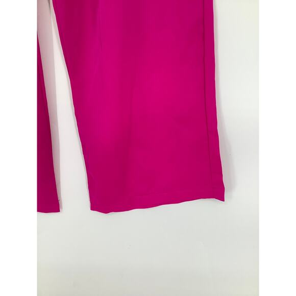 Line and Dot Women's Small Magenta Miki Pants High Rise Wide Leg Elegant L21-7 - Picture 4 of 7